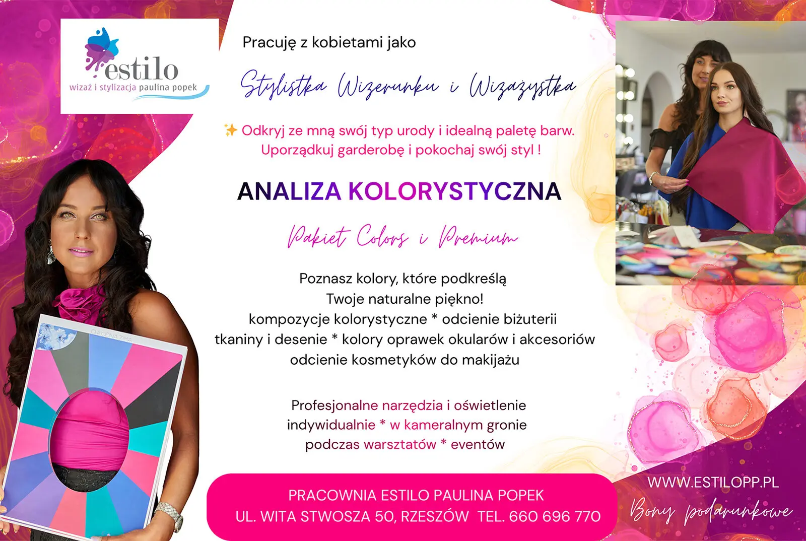 ulotka analiza kolorystyczna 0 strona